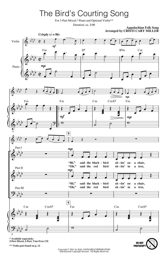 The Bird's Courting Song